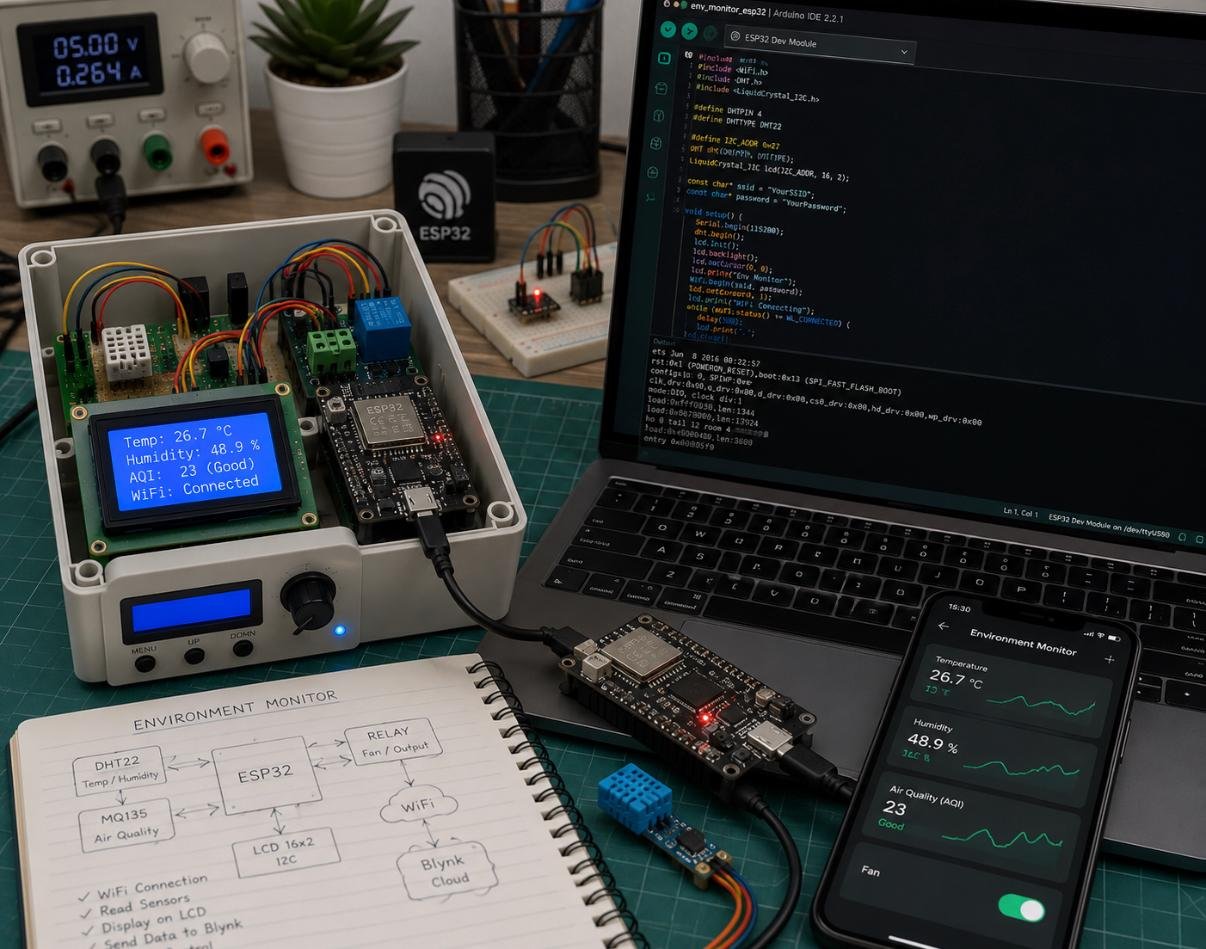 פיתוח בסביבת Arduino ו-ESP32 — בקרים וחיישנים